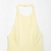 2025 Summer Backless Halter Neck Dress - Women's European & American Fashion