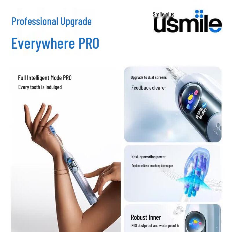usmile Y30 Pro AI Smart Electric Toothbrush CN plug (adapter included)