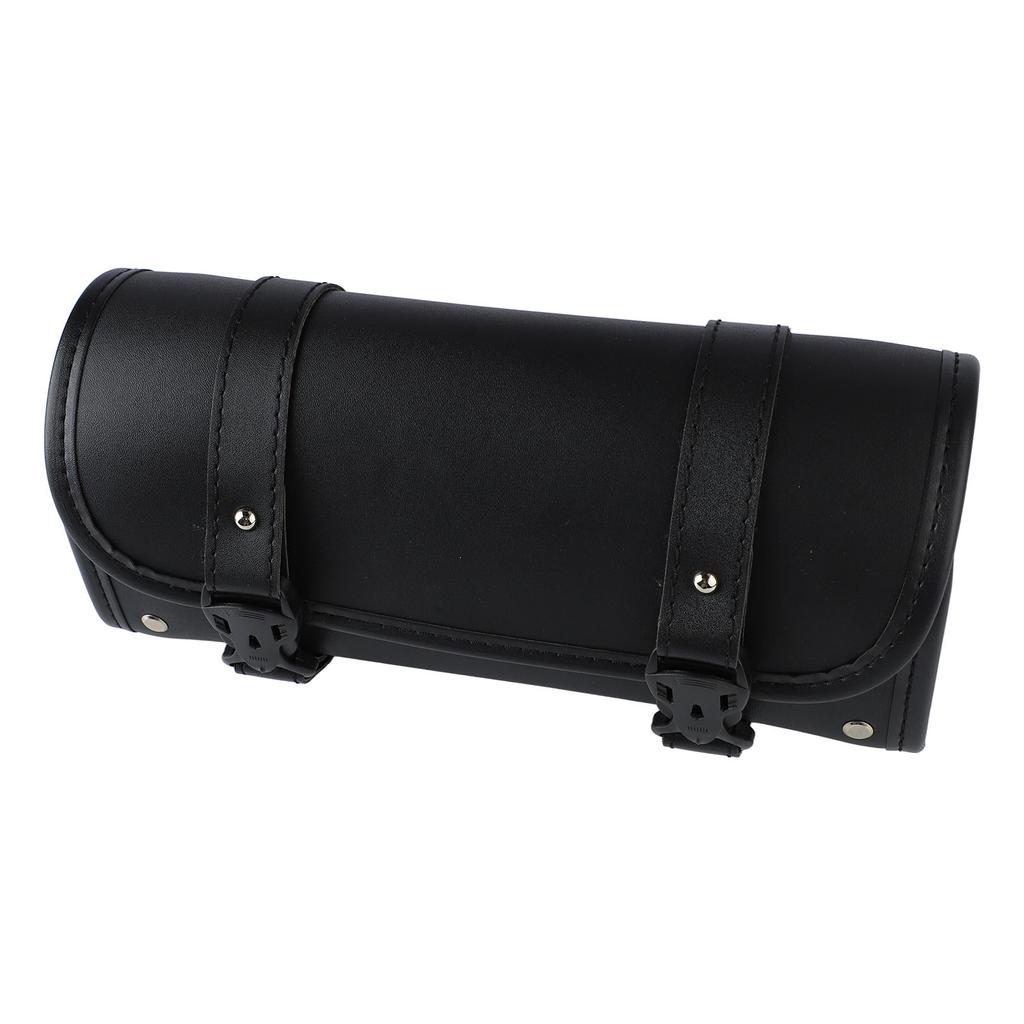 Motorbike Roll Saddlebags 2 Strap Buckle Closure Waterproof 2 Strap Buckle Closure Motorbike Tool Bag for Motorcycle