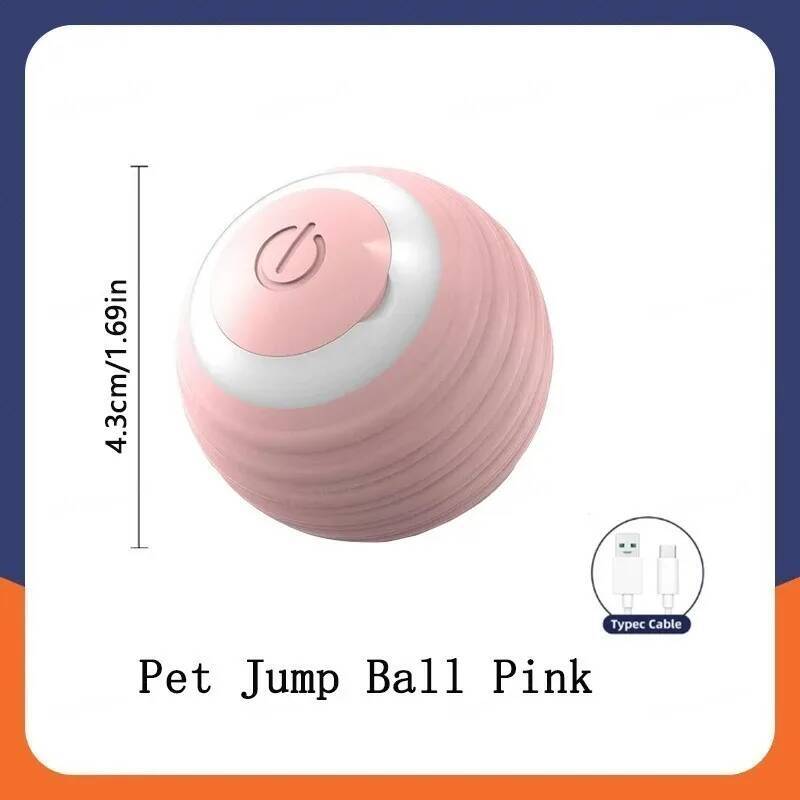 Smart Dog Toy Ball Electronic Interactive Pet Toy Moving Ball USB Automatic Moving Jumping Bouncing