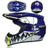 Lightweight Full Face Off-Road Motorcycle Helmet Dirt Bike ATV Trail Riding With Ventilation Clear Visor