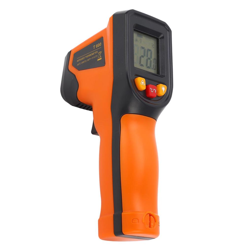 LCD HD Temperature Gun High Accuracy Infrared Thermometer Gun for Cooking Refrigeration Steel