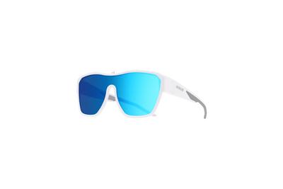 Over Polarized Lenses Blue Mirror [ALTALIST] Glasses, (White Frame, Lens)