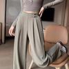 Women's High Waist Summer Formal Suits Pants Wide Leg Pants Sports Sweatpants Trousers Track Casual Pants For Women