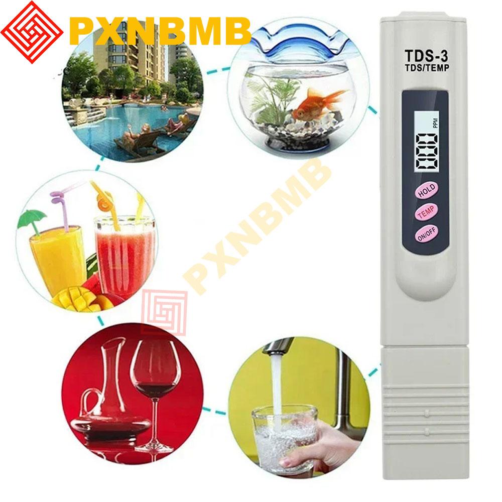 Digital TDS Meter Pen Water Tester PPM Water Quality Pen Measuring Range 0-9999 PPM Ideal for Aquariums Hydroponics Drinking