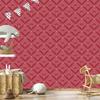 Geometric rhombus wallpaper red, red background 50x1000