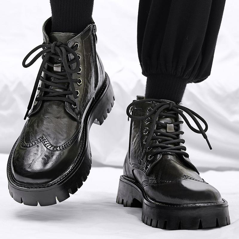 2024Новые толстые ботильоны на толстой подошве — фото 3