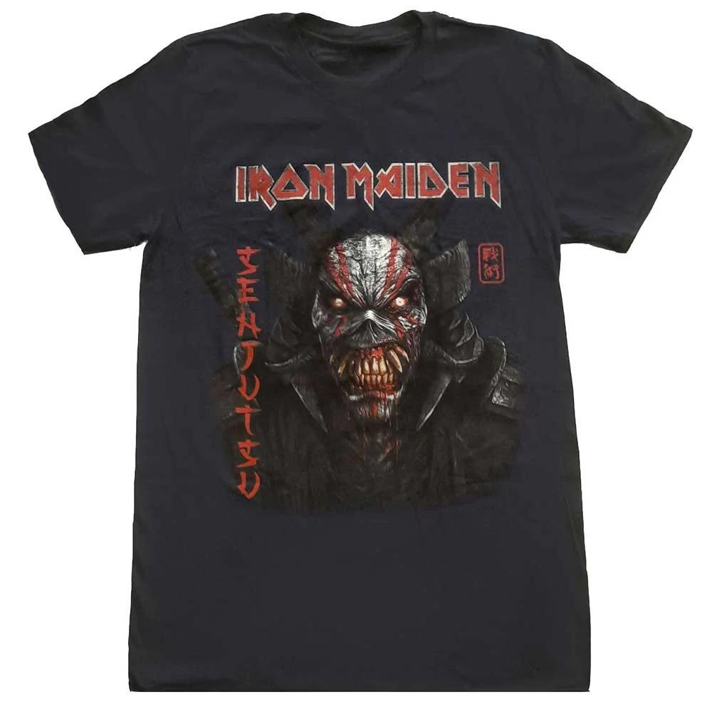 

Iron Maiden Senjutsu Back Cover Vertical Logo T-shirt Size S-4XL High-end Luxury Is for Both Men and Women Top Y2k 4XL