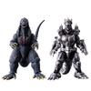 Bandai Godzilla Action Figure Godzilla X Kiryu Type 3 Heavy Armed Battle Set (2003) (Modified)