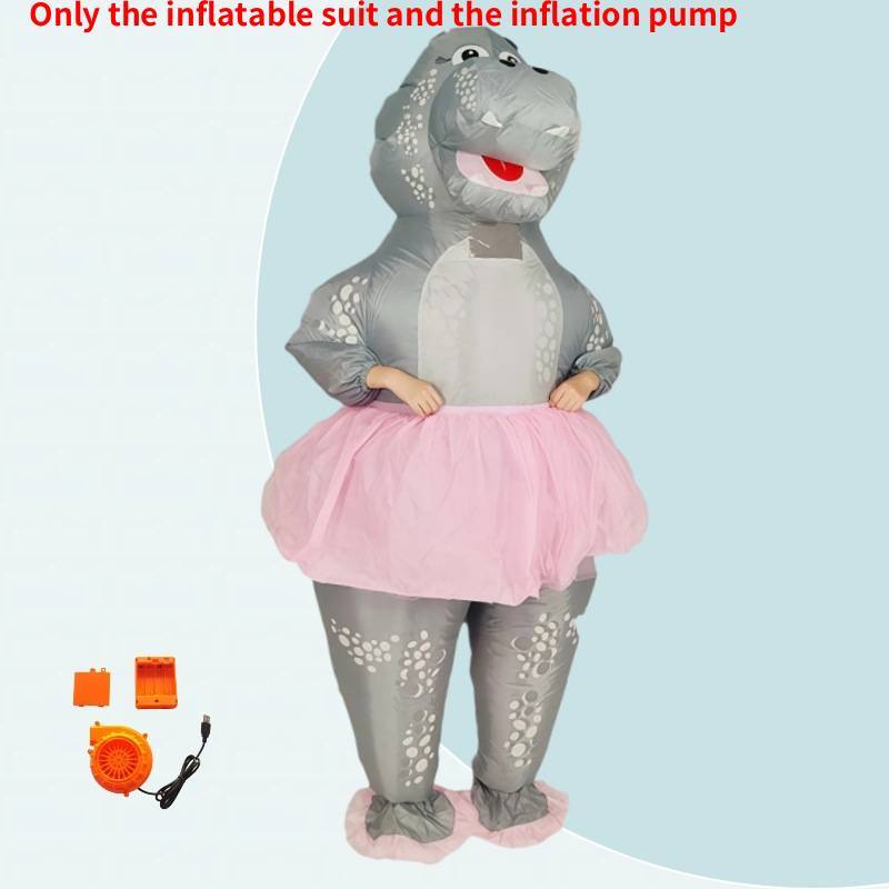 Halloween Inflatable Costume Of Cartoon Hippopotamus