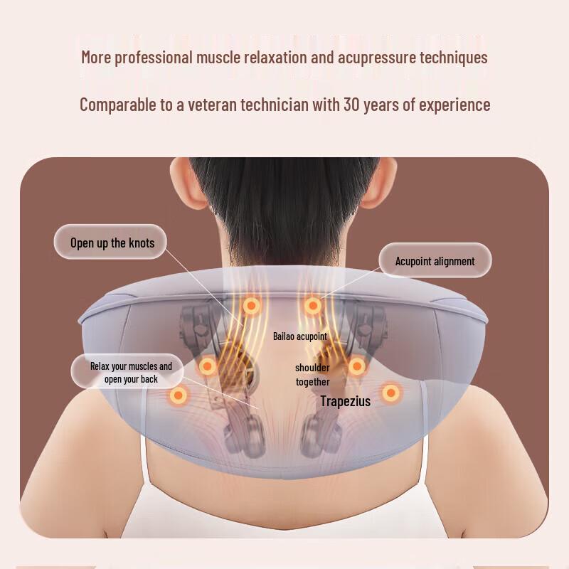 Ogawa Neck and Shoulder Massager with Heat CN plug (adapter included)