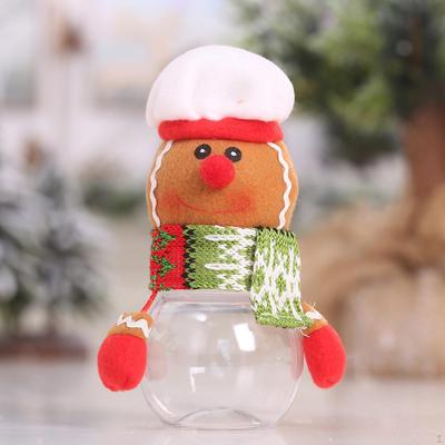Christmas Candy Jar Container Ornament Multifunctional Storage Treat Box for