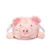 2025 new bear bag cute cartoon plush doll bear head bag doll backpack women's messenger bag