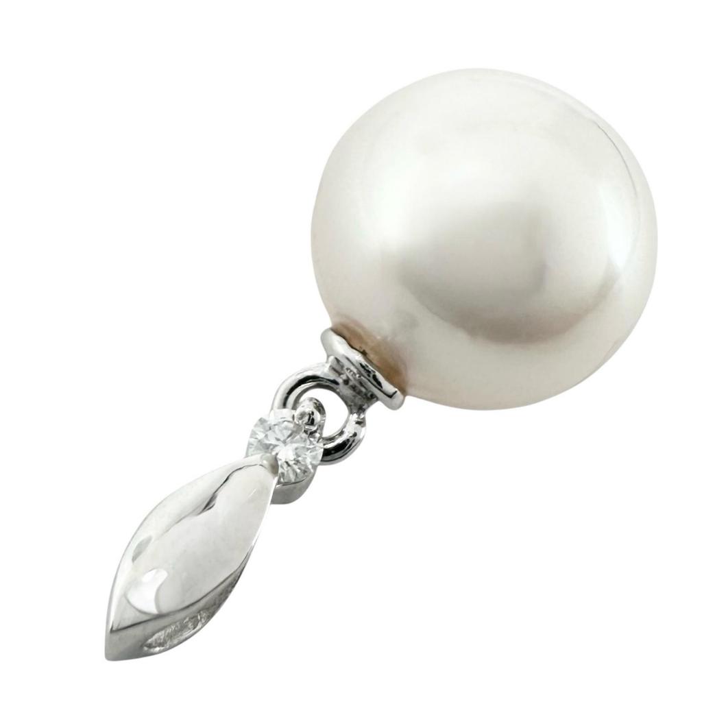 Pendant top Silver Women Pearl used