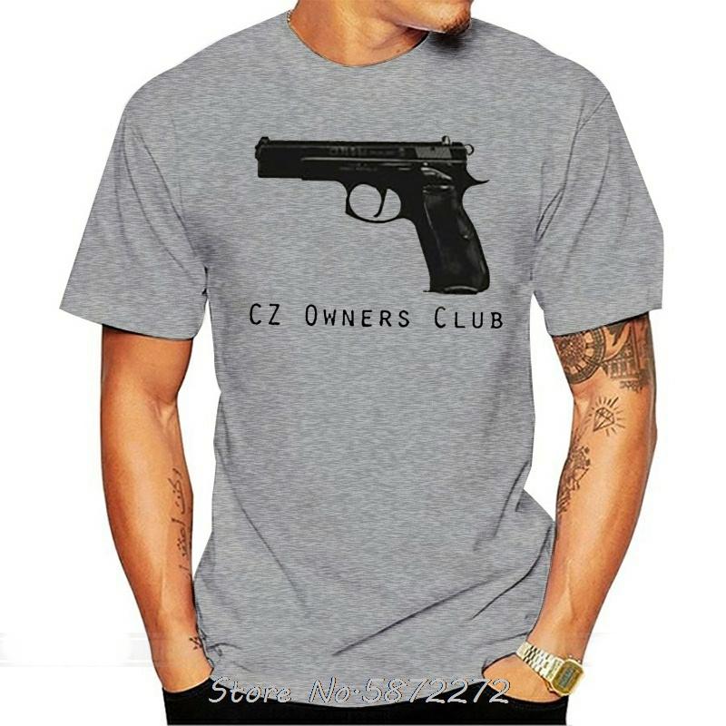 

CZ Owners Club CZ75 P10 P07 P10 CZ75 P09 CZUSA Fashion tshirt Cotton T Shirt Unisex Tshirt Fitness Tees Oversized Men Tops 4XL