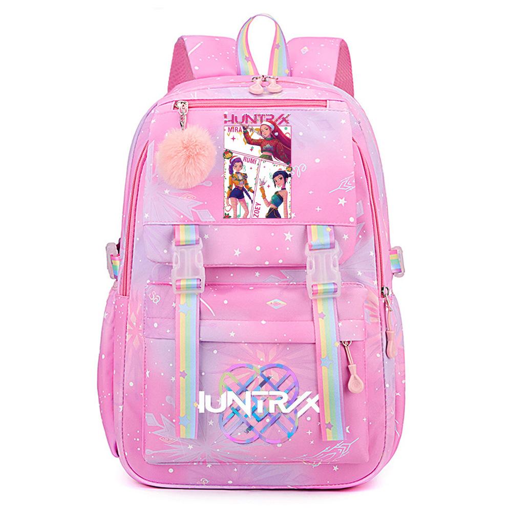 Christmas K-Pop Demon Hunters Printed Large Capacity Waterproof Backpack Teenger Student Girl Boy Schoolbag Bookbag waterproof Travel Bag Mochila