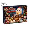 Christmas Advent Calendar Squeezy Toy 2026, 24 Days Dumpling Toys Countdown Plush Calendar, Decor Jumbo Mini Glitter for Stress Relief Festive