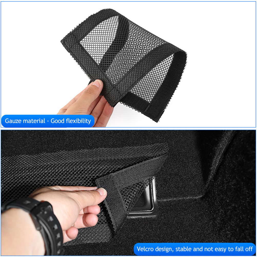 2Pcs Car Air Outlet Under Seat Anti-blocking Dust Cover For Tesla Model 3 Y Auto Vent Mesh Covers Air Conditioning Outlet Covers