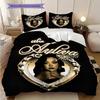 Ayliva's retro style poster bedding, duvet cover, pillowcase, home decoration, birthday gift (1 * duvet cover+2 * pillowcase, coreless)