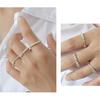 Bead Ring Fidget Rings Simple Steel Jewelry Style Beads Stainless Rotation Gift Copper Anti-stress Free