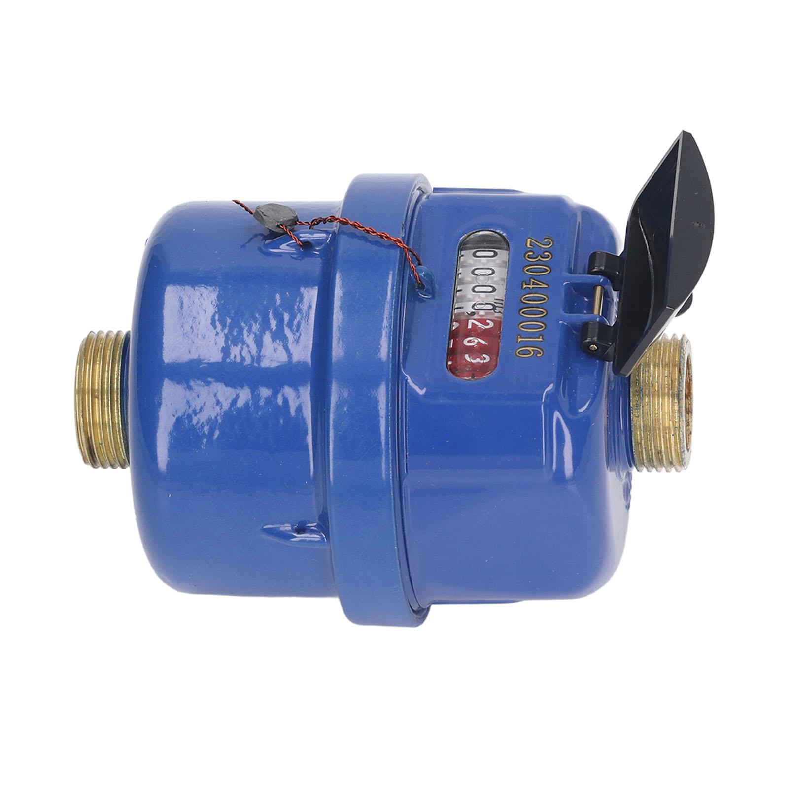 

Об ємний лічильник води Латунний лічильник витрати холодної води для саду та дому Фітинг 1 2 дюйма