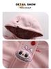 Girls' Spring & Autumn Lace Bow Hooded Set - 2025 Collection