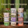 Sandalwood & Agarwood Floral Incense - 40 Plates, 4-Hour Burn, Home Freshening