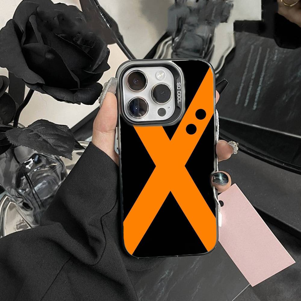 Custodia per Telefono Katsuki Bakugo p-Hero Academia Per iPhone 17,16,15,14,13,12,Pro MAX Nera Opaca Cover Antiurto