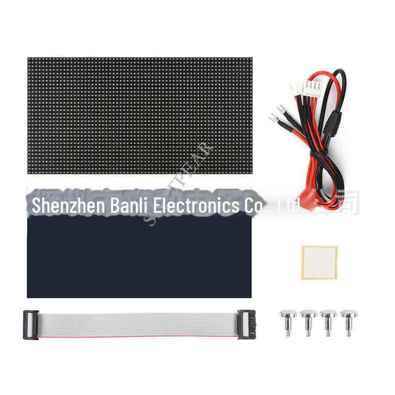 

64×32 Регулируемая яркость Полноцветный RGB светодиодный матричный дисплей