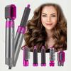 Hot Air Brush 5 In 1 Hair Dryer Brush Negative Ionic Detachable Hair Dryer  Styler Air Culer Wand Hair Straightener Brush Blow