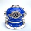 Scuba Diving Nautical Helmet  Maritime Ship's Decorative Helmet (Blue)