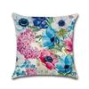 Tropische Pflanzen Kissenbezug Dekorative Kissenbezüge Flamingo-Druck Baumwolle Leinen Wurfkissenbezug Blumen Kissenbezug Zt169