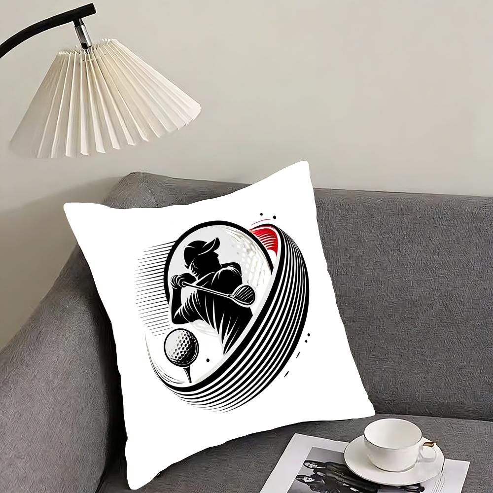 Golf Sports TTitleistS Cushion Cover Elegant Comfort Pillowcase Sofa Bed Doublesided Printed Invisible Zipper Home Decor