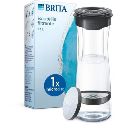 BRITA Filter Bottle - Fill & Serve Gris - Capacity 1.3L - 1 MicroDisc Filter Included