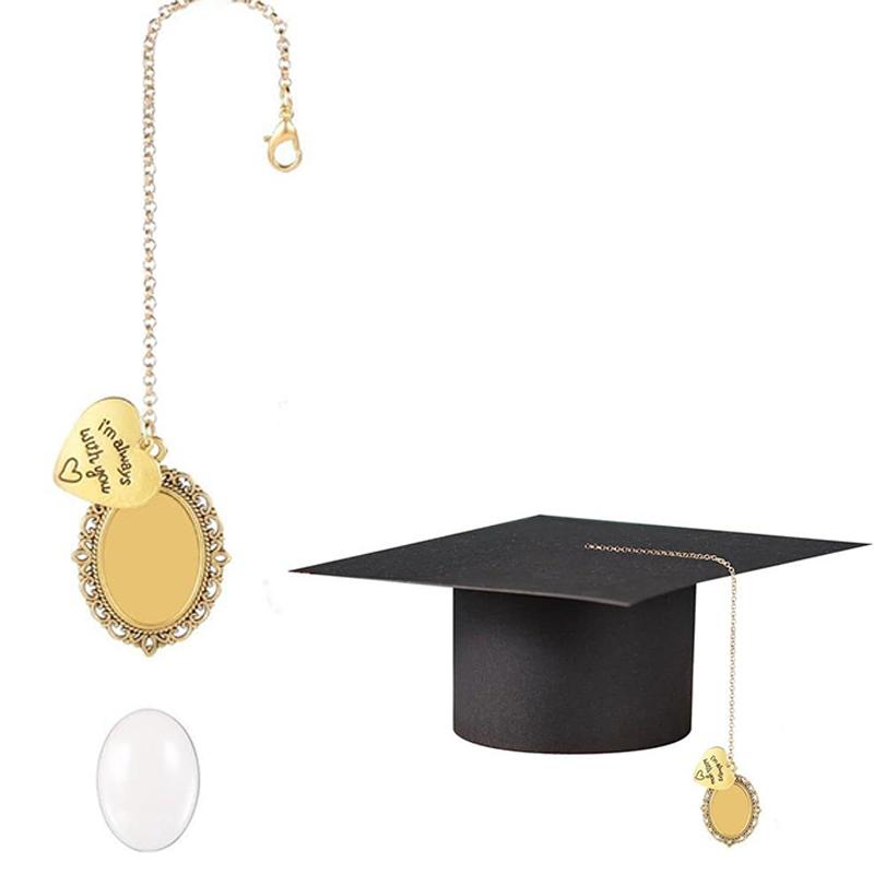 

Підвіска-шарм у вигляді випускної шапочки з китицею, персоналізована підвіска-шарм Po, ланцюжок Po для пам яті, підвіска для церемонії, прикраса для фотографій