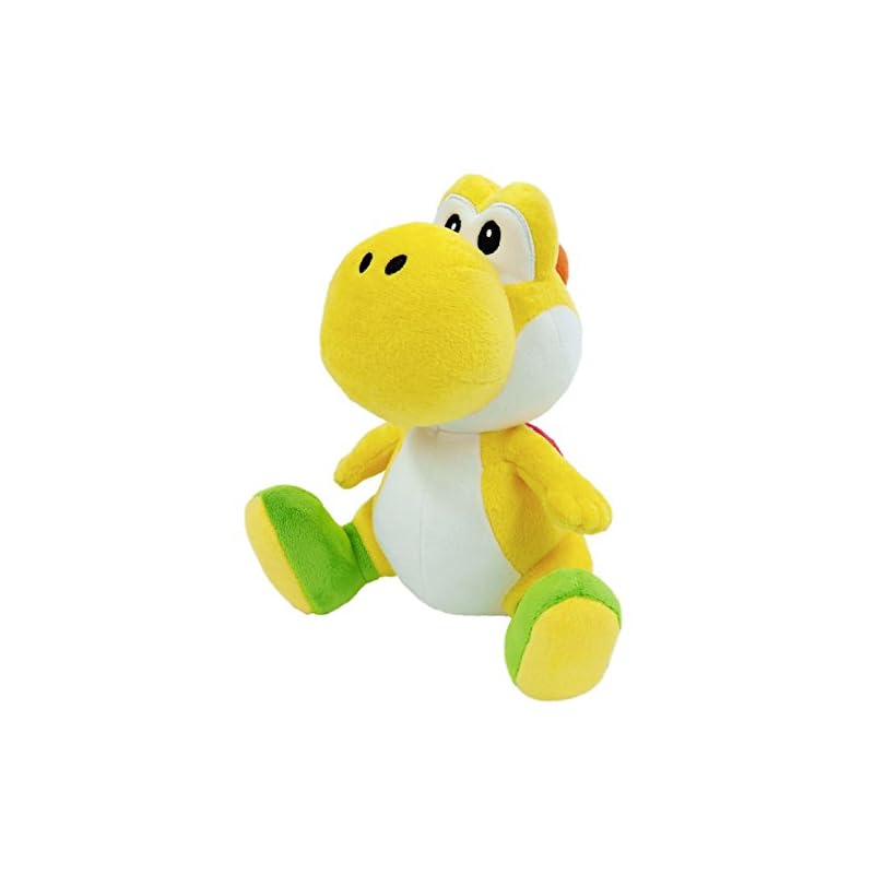 Sanei Boeki Super Mario ALL STAR COLLECTION Yellow Yoshi (S) W13.5 x D15.5 x H20cm Plush Toy AC45