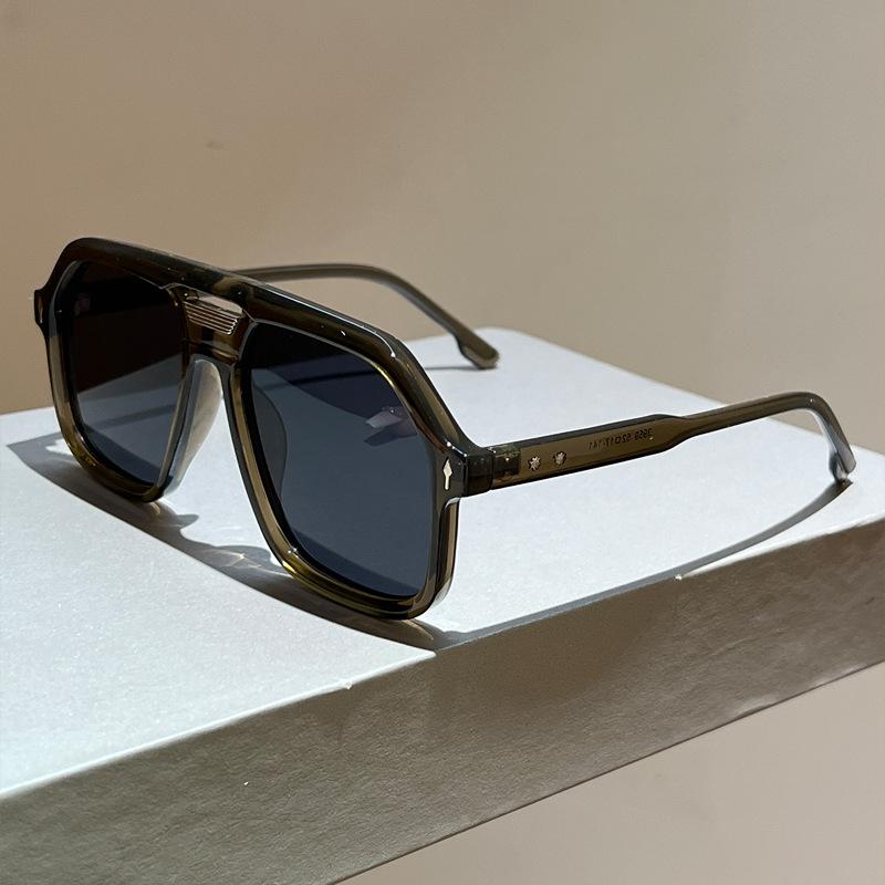 

Classic Rivet Arrow Double Bridge Pilot Sunglasses Women For Men Vintage Sun Glasses Punk Popular Outdoor Driving Eye Glasses оливковая черный