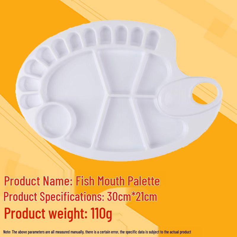 Children's Plastic Color Mixing Palette for Gouache Paints