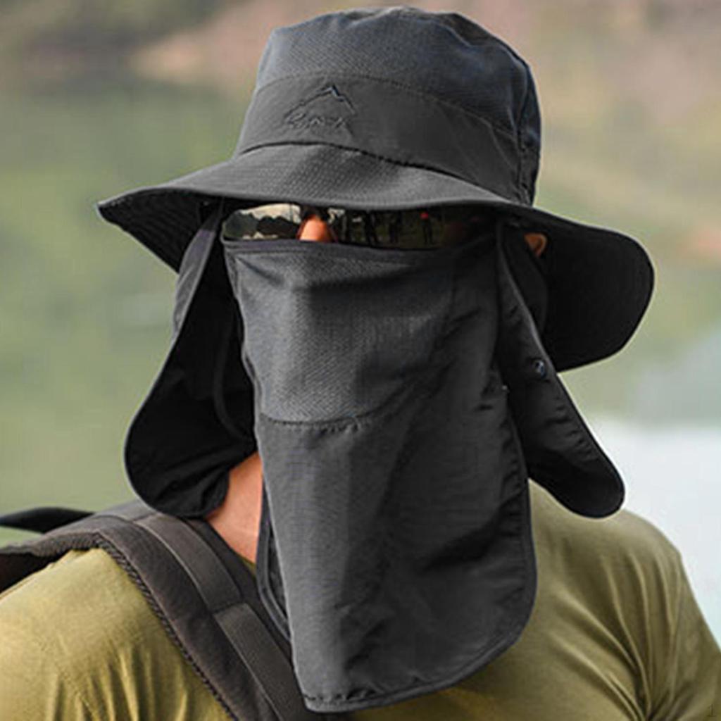 Bucket Hat Neck Protection Headgear Sun Sombrero Outdoor Travel Occupation Backpacking