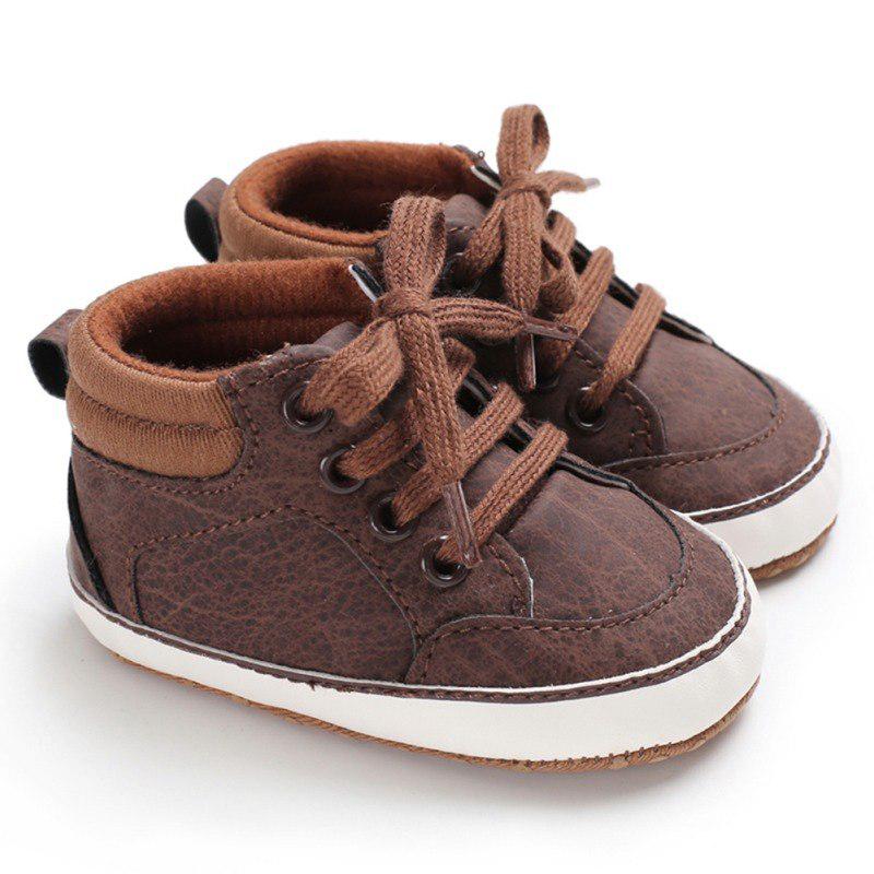 Baby Infant Shoes First Walkers Baby Shoes  Born Kids Soft Sole Non-Slip Crib Sneakers Boys Girls
