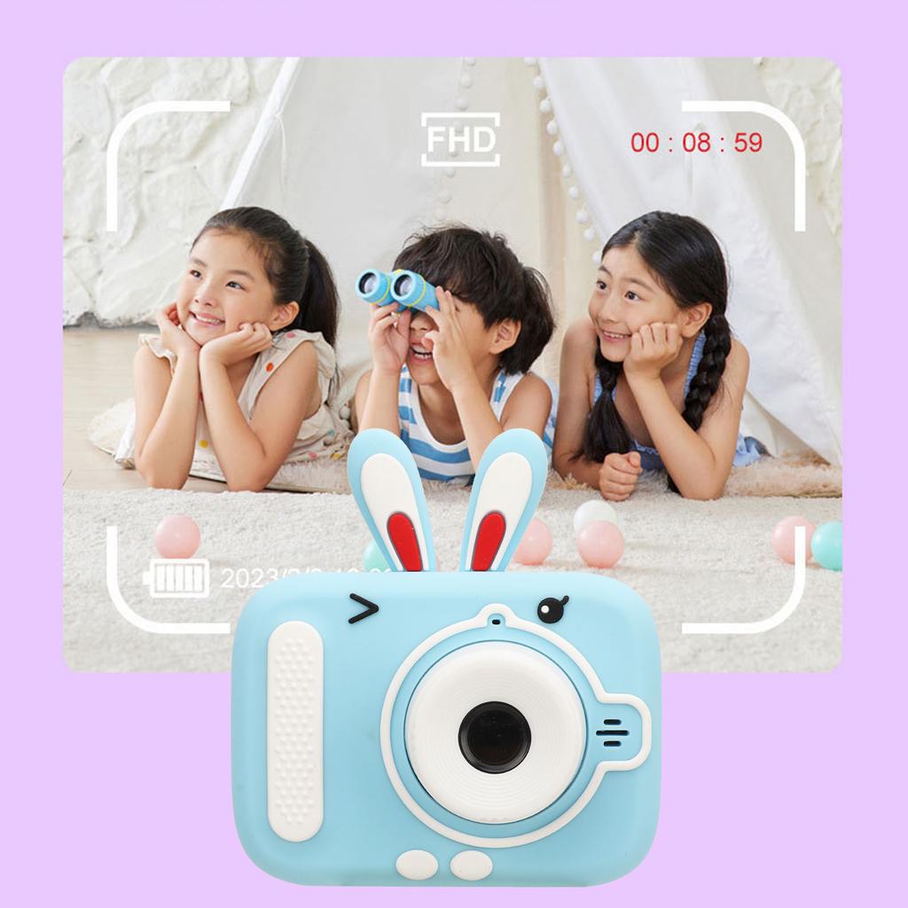Kids Camera 400mAh 20MP 1080P HD Dual Lens 2in Eye Ing Screen USB Toddler Digital Video Camera for Gift