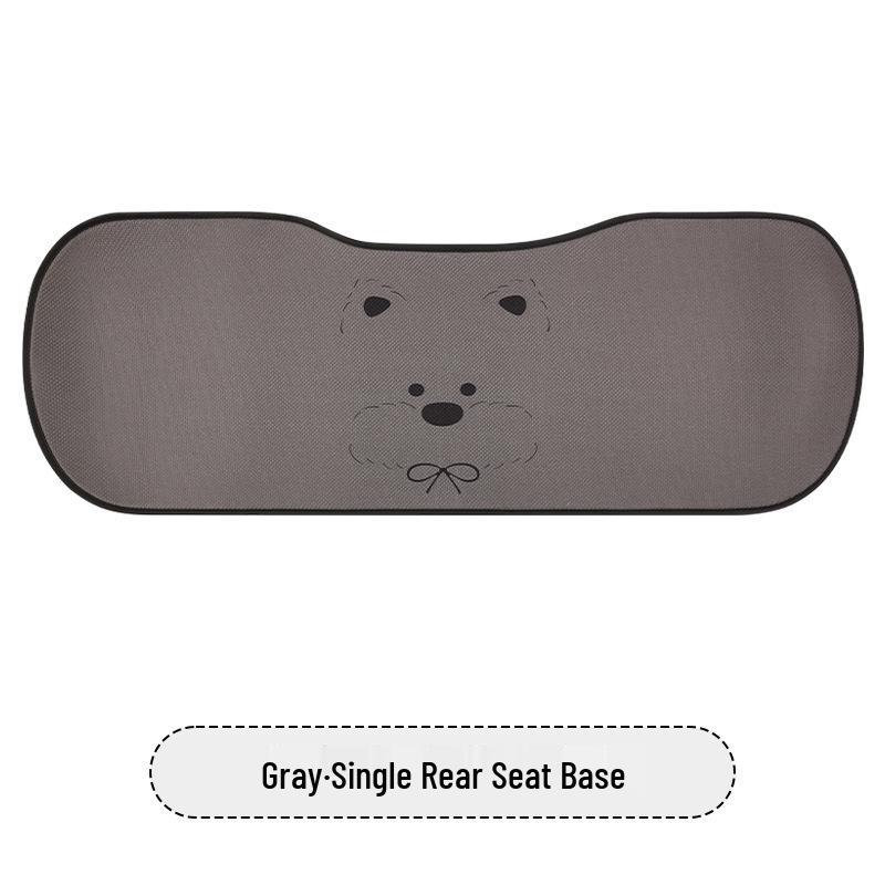 West Highland White Terrier Puppy Car Seat Cushion for MG Models (MG4, MG5, MG6, MG7, ES5) – Cute Cartoon Design for All Seasons.