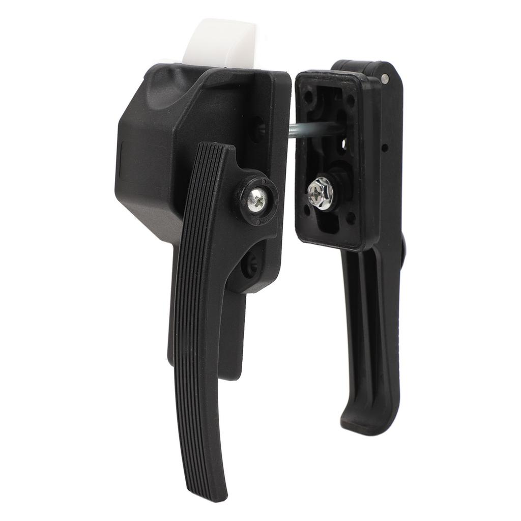 RV Screen Door Latch Matte Black High Strength Enhanced Safety Door Handle Latch Lock for Campervan Trailer Boat Yacht