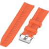 Universal Silicone Strap 22mm, Orange