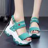 Fashion Wedge Sandals Female Fairy Wind Summer New Muffin Thick Bottom Inside High Open-toe Heels Sandalias De Mujer