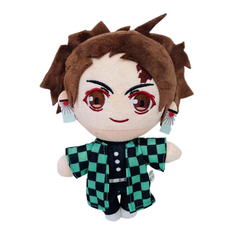 Muñeco de peluche de juguete Akaza Cosplay Anime Demon Slayer: Kimetsu no Yaiba Tsugikuni Yoriichi Kokushibo Linda almohada de peluche suave 20 cm