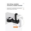1 Adjustable Car Seat Phone Holder, with Headrest Mounting Seat - Made of Durable ABS Material, Waterproof, Car Compatible, Suitable for Safe Grip