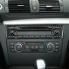 Carbon Fiber Interior Radio Console Cover Trim For BMW 1 Series E82 E88 2008-13