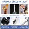 12Pcs Stainless Steel Liquor Bottle Pourers Bottle Nozzle Pourer Oil Flow Wine Bottle Pour Spout Stopper Kitchen Bar Accessories