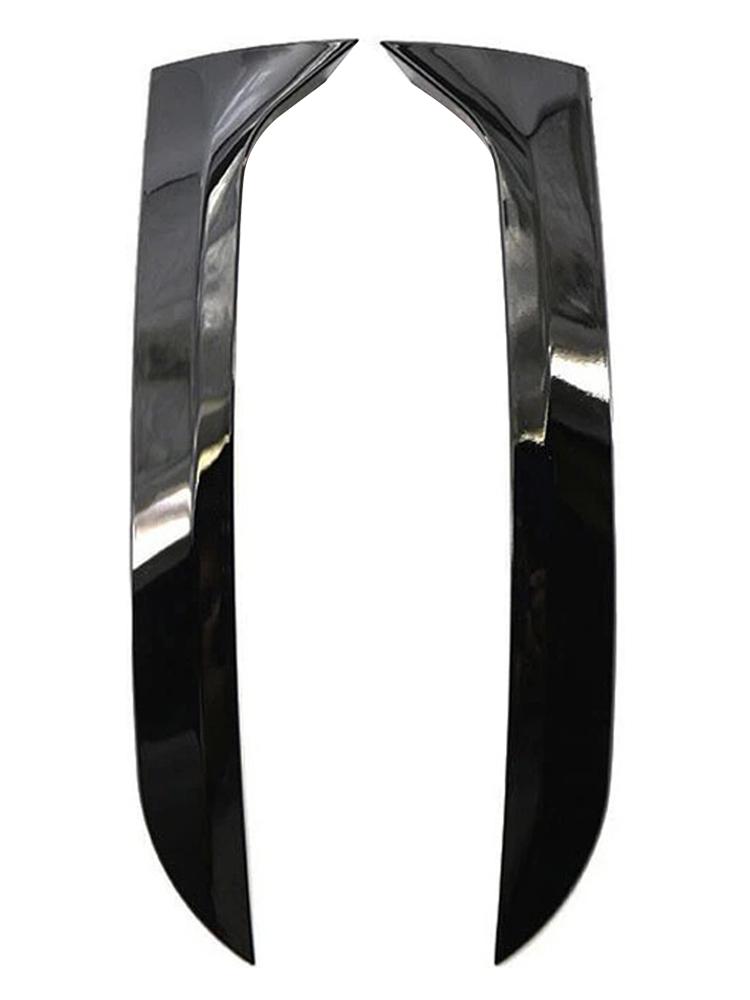 Gloss Black Pair Rear Window Side Wing Spoiler For VW Tiguan MK1 07-16